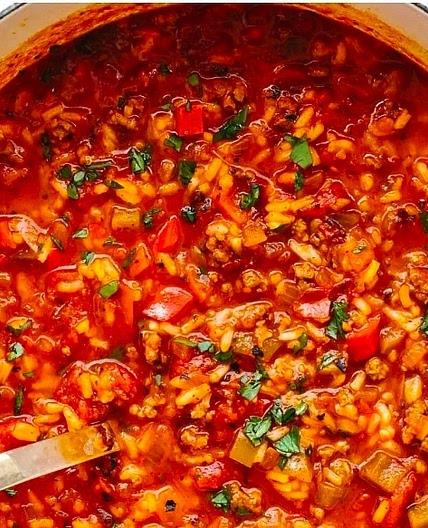 Stuffed Bell Pepper Soup