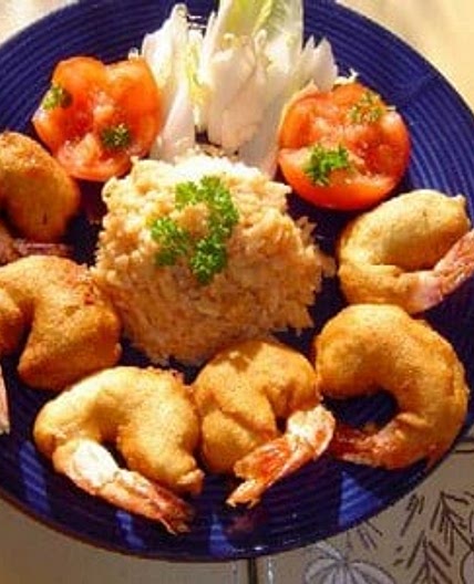 Gambas exotiques sans gluten