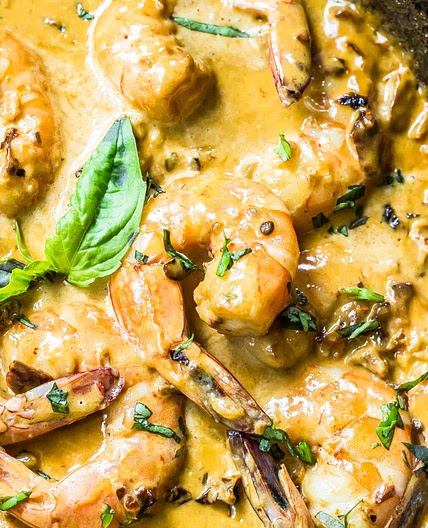 Keto Sun-Dried Tomato Shrimp Skillet