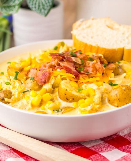 Slow Cooker Chicken Corn Chowder