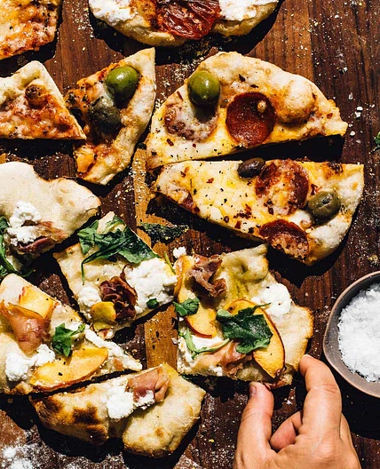 Pillowy Sourdough Pizza Crust (beginner level)