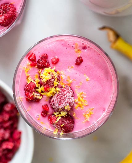Lemon Raspberry Smoothie