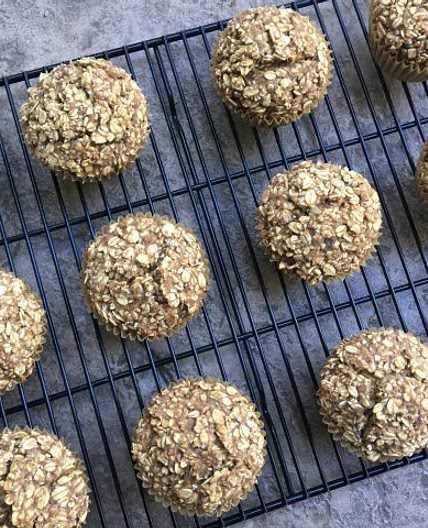 Quinoa Banana Oat Muffins