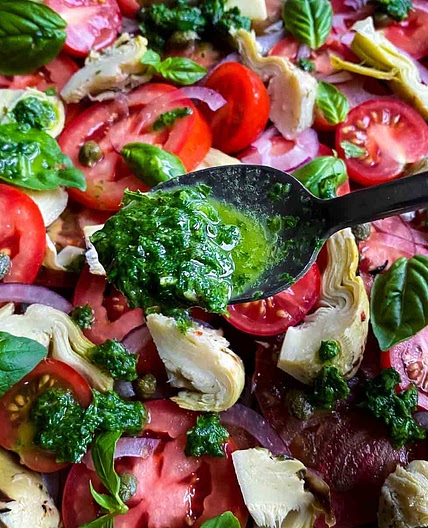 Basil and Mint Dressing