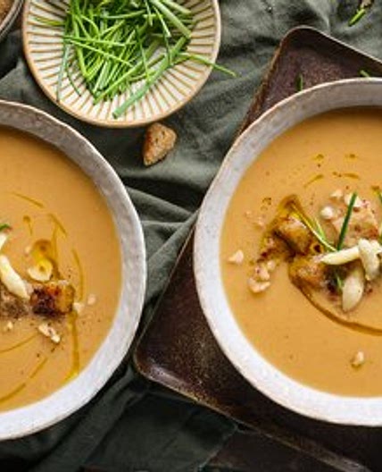 White Asparagus & Potato Soup