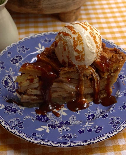 Miso Caramel Apple Pie