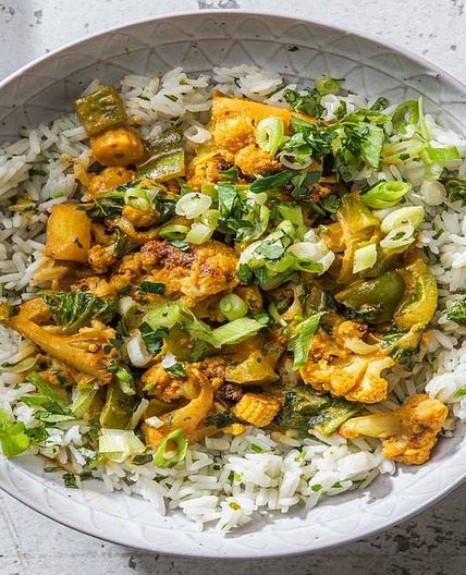 Thai Veggie Curry with Jasmine Rice