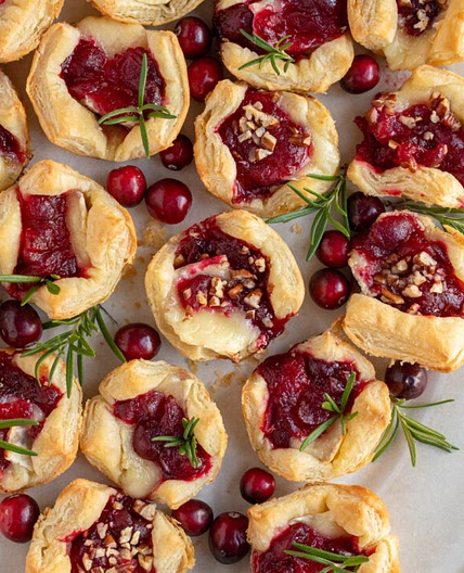 Cranberry Brie Bites