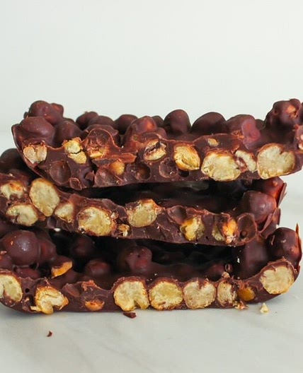 Chocolate Chickpea Crunch Bars