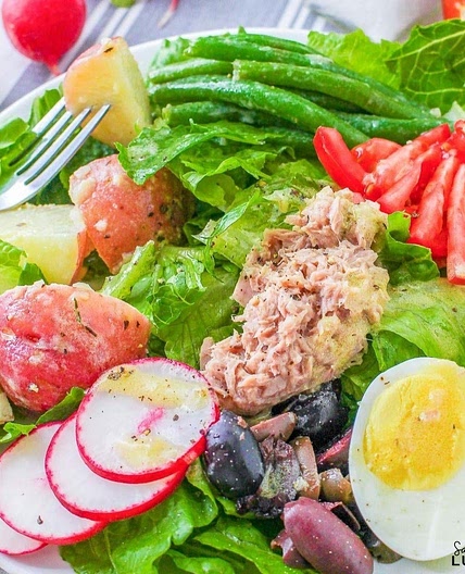 French Nicoise Salad with Dijon Dressing Recipe
