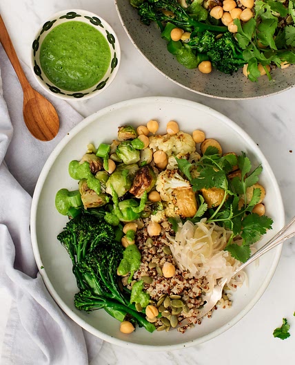 Roasted Veggie Grain Bowl