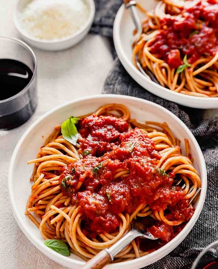 Quick Red Wine Pasta Sauce