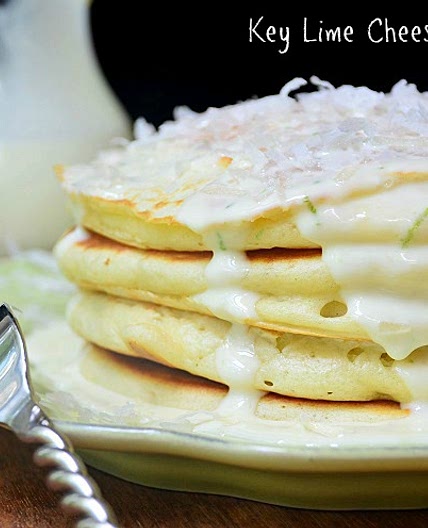 Key Lime Cheesecake Pancakes