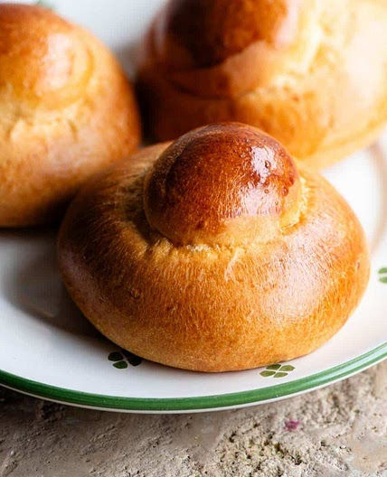 Sicilian Brioche Buns (Brioche col tuppo)