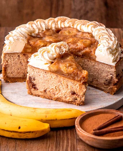 Bananas Foster Cheesecake