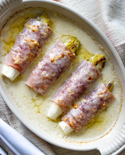 Endive and Ham Gratin