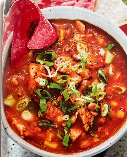 FIESTA CHICKEN TORTILLA SOUP
