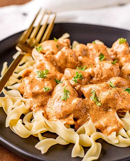 Instant Pot Chicken Paprikash and Noodles