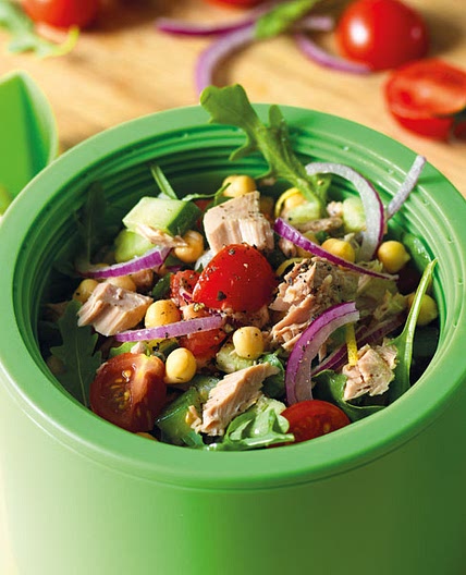 Chickpea and tuna salad