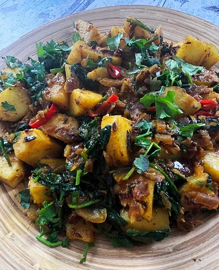 Saag Aloo