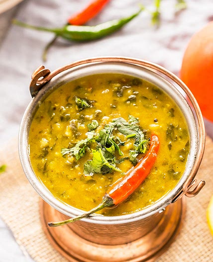 Instant Pot Spinach Dal