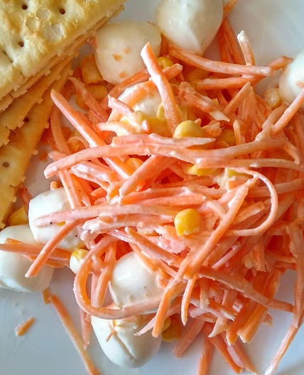 Receita de Salada de cenoura ralada com maionese