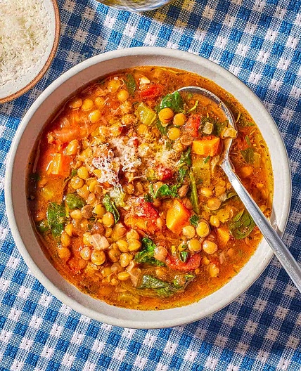 Cozy Lentil & Potato Soup