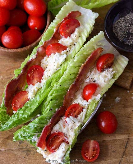 BLT Egg Salad Wraps