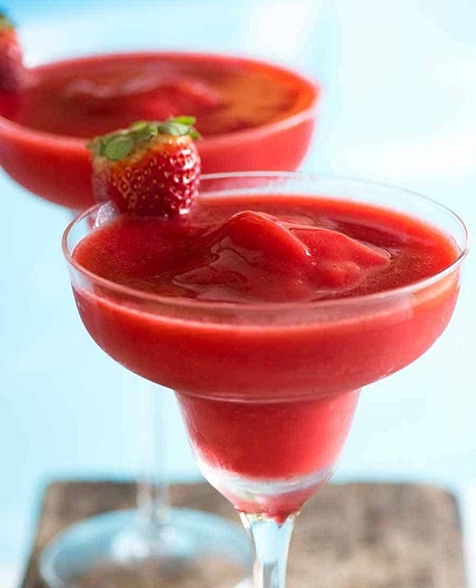 Frozen Strawberry Daiquiris