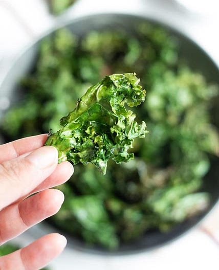 Crispy Air Fryer Kale Chips