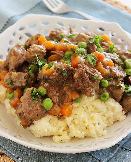 Irish Beef Stew with Mashed Potatoes
