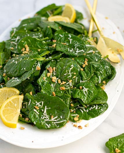 Simple Spinach Salad