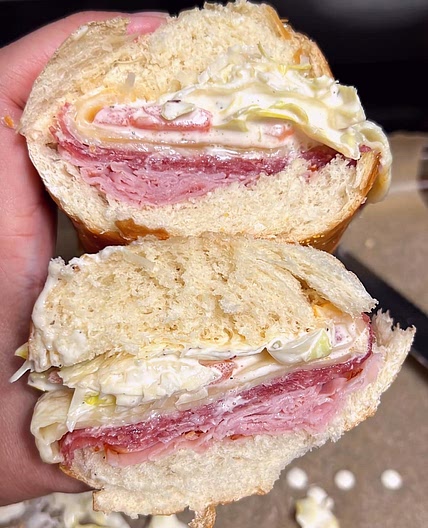 Grinder Sandwich (TikTok Viral Salad Sandwich)