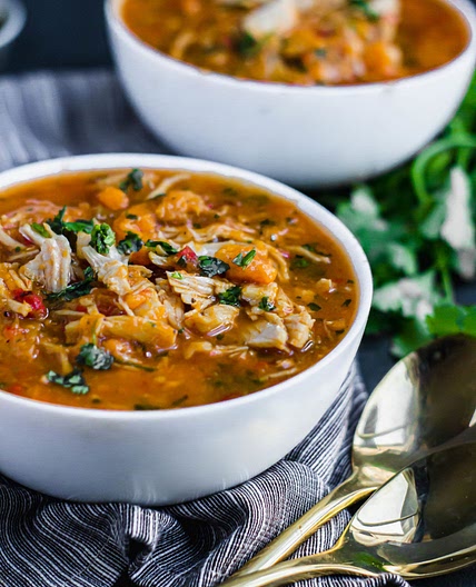 Whole30 Salsa Chicken Stew