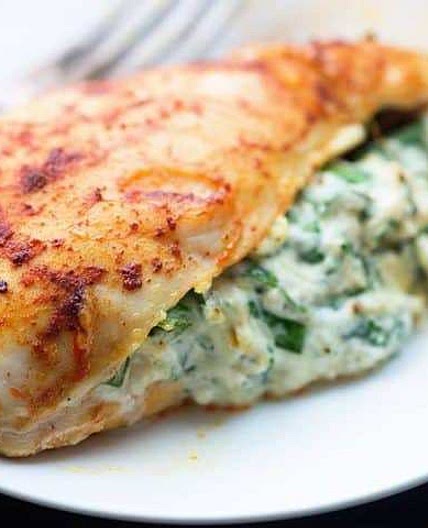 Spinach Stuffed Chicken Breasts