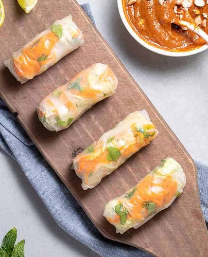 Vietnamese Tofu Spring Rolls