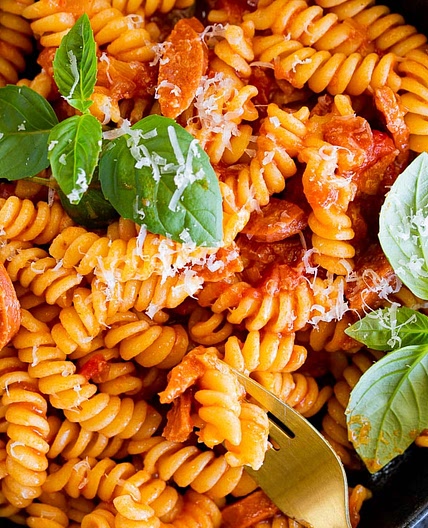 Tomato Chorizo Pasta