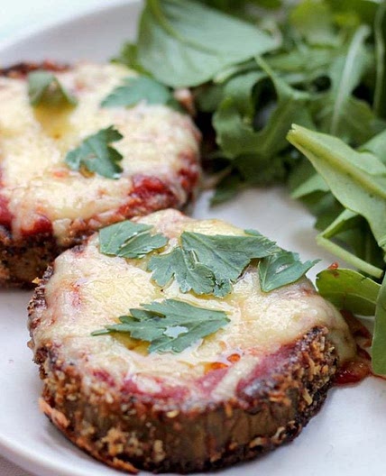 Keto Vegetarian Eggplant Parmesan