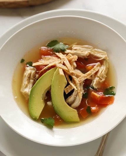 Healthy Chicken Tortilla Soup Recipe