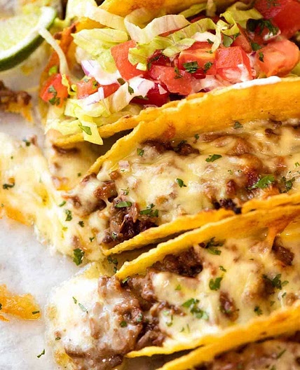 Old School Beef Taco recipe
