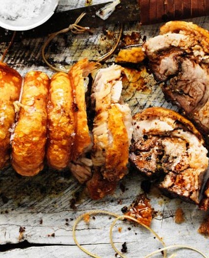 Pork belly easy porchetta recipe with fennel, sage and chilli