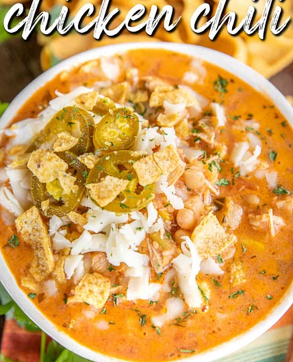 Slow Cooker White Bean Chicken Chili
