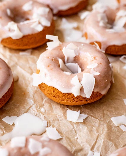 Gluten Free Thai Tea Mochi Donuts