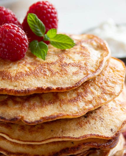 Almond Cream Cheese Keto Pancakes