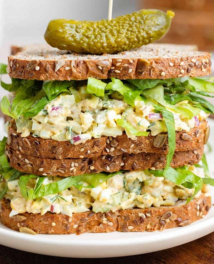 Chickpea Egg Salad Sandwich