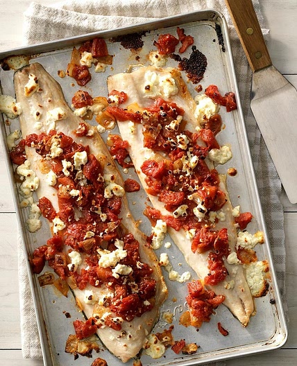 Feta Tomato-Basil Fish