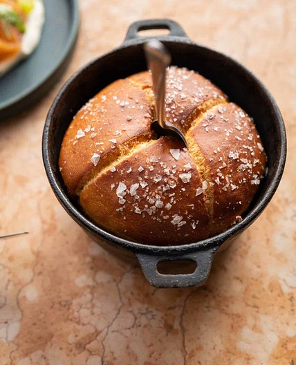 Kudu Bread with Bacon Butter