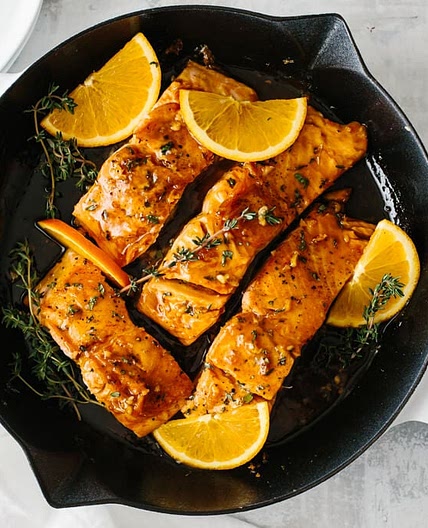 Orange Glazed Salmon