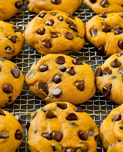 Pumpkin Chocolate Chip Cookies