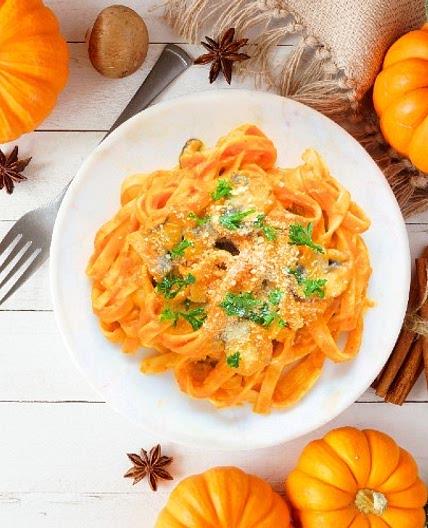 Pasta con la zucca